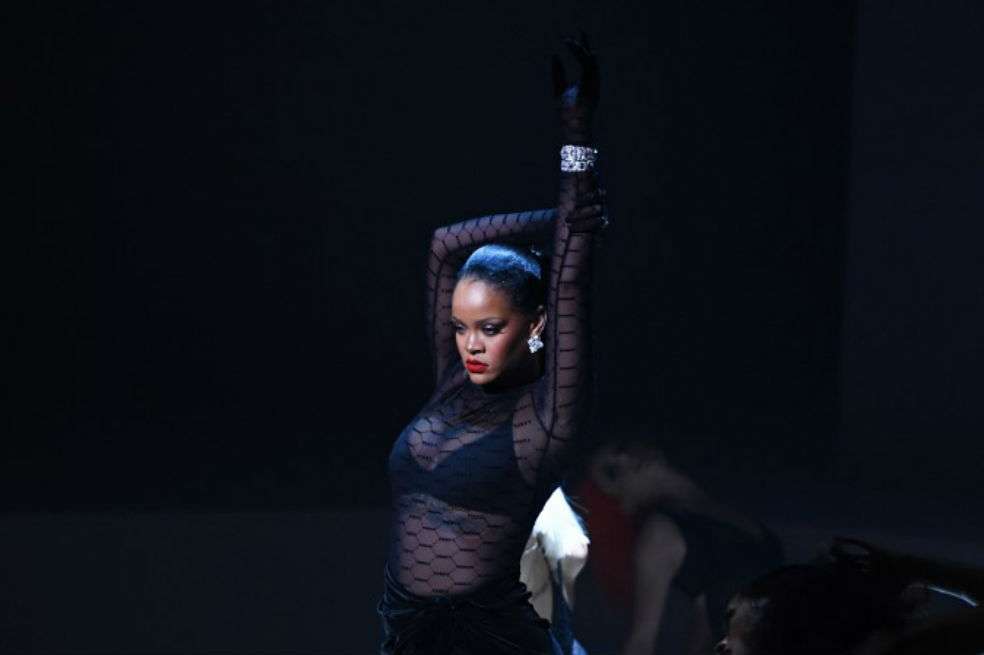 El show de la marca de lencería de la estrella del pop Rihanna, Savage x Fenty, fue el evento más anticipado de la semana y también el más exclusivo. / AFP