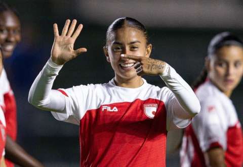 Debut demoledor: Santa Fe aplastó 7-0 a su rival en la Libertadores; vea los goles