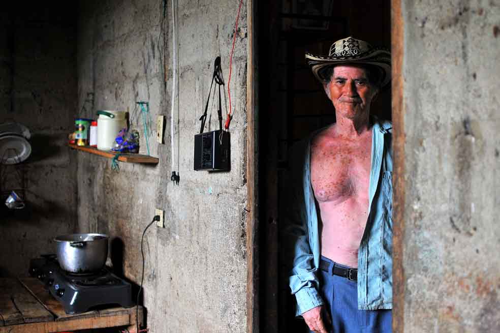 Eusebio Guarnizo contó cómo Puerto Saldaña fue tomado por la guerrilla el 21 de abril de 2000. / Cristian Garavito