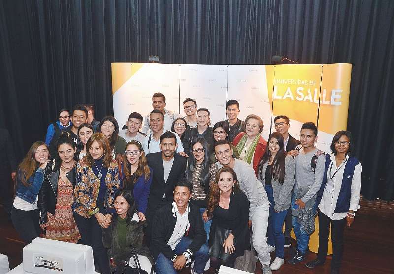 La U. de La Salle en Bogotá fue la institución anfitriona del debate. /