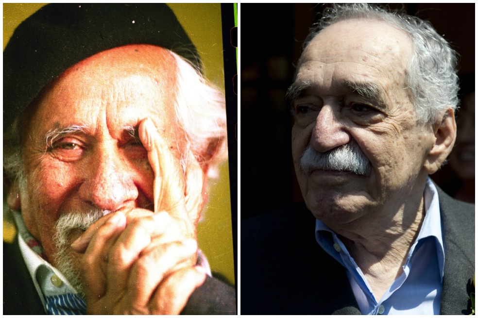 El fotógrafo Leo Matiz. / Archivo - El Espectador. El Nobel de literatura, Gabriel García Márquez. / AFP