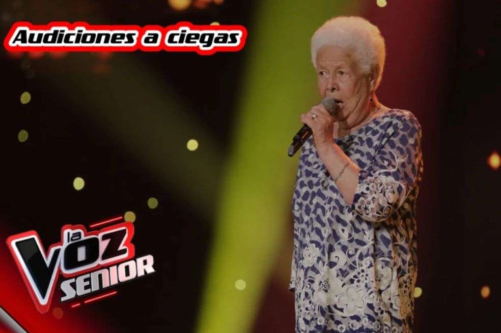 Con 91 años, Adela llegó a ‘La Voz Senior’ para conquistar con su voz y su carisma a los entrenadores.