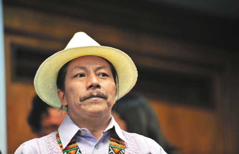 El senador indígena Feliciano Valencia sufrió un atentado el pasado 29 de octubre. Según el Cerac, la violencia política en ese mes aumentó en un 80 % respecto a septiembre. / EFE