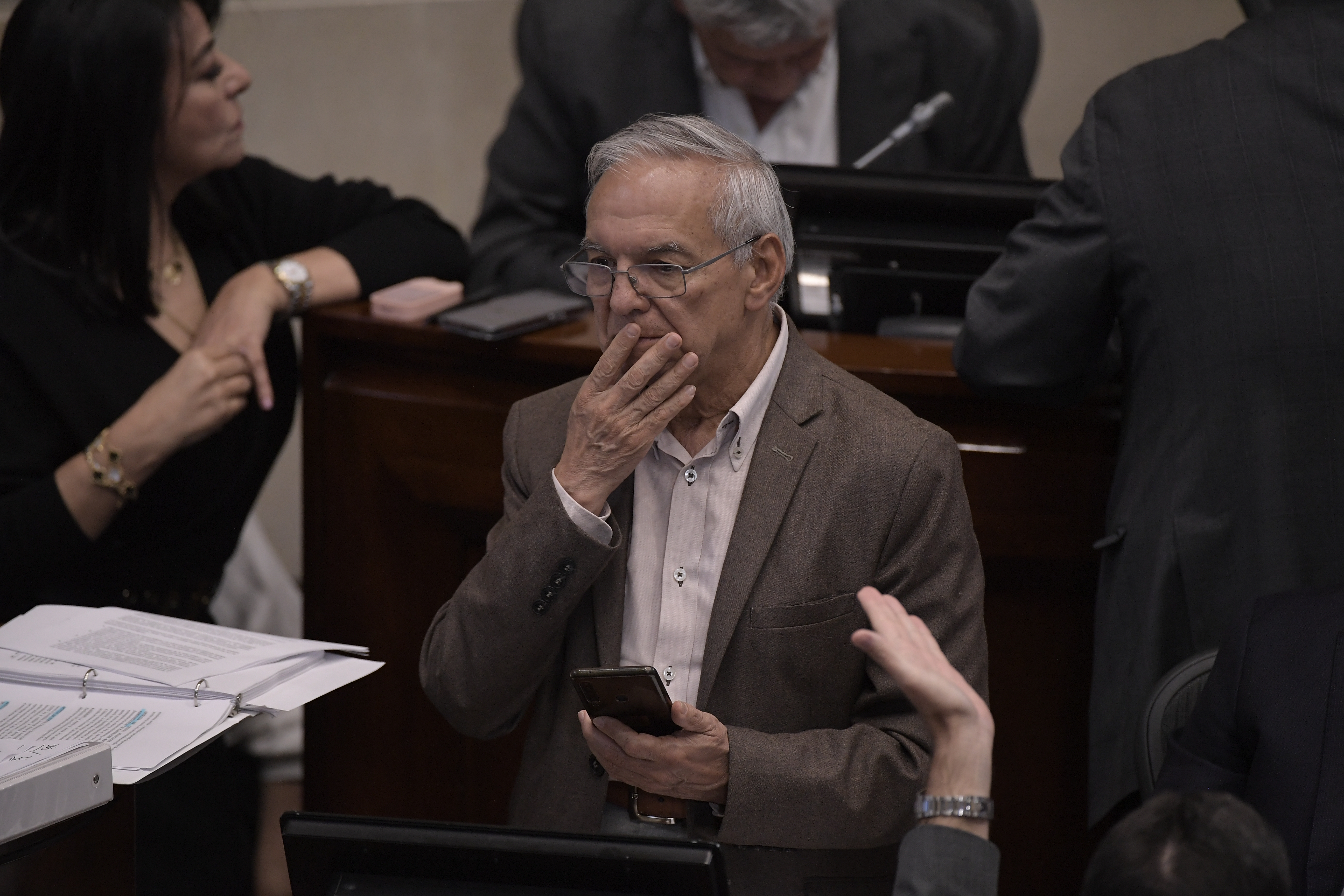 Ministro de Hacienda, durante el debate sobre el Plan Nacional de Desarrollo.