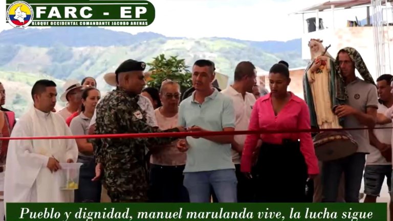 Polémica por presencia de disidencias en entrega de una obra en Policarpa, Nariño