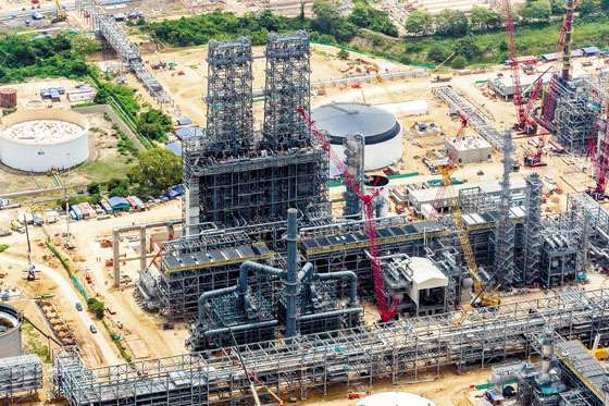 La refinería de Cartagena estará lista en 2014 y permitirá eliminar la importación del 20% del diésel que se consume en el país. / Cortesía Reficar