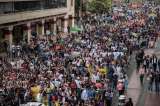 Movilizaciones 21 de febrero: se presentan disturbios sobre la carrera Séptima
