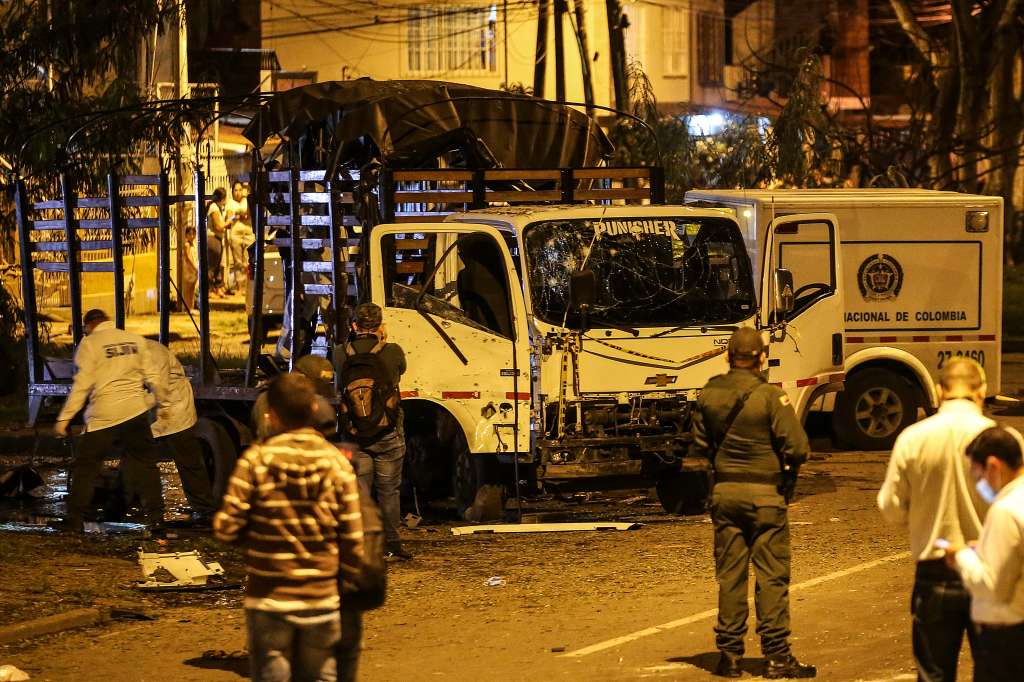 Ataque con explosivos en Cali.