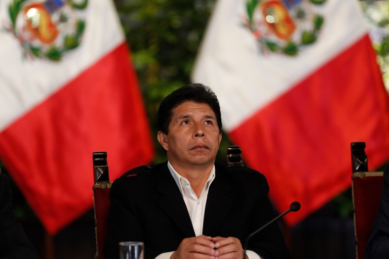 Fiscalía abre investigación preliminar a Castillo por rebelión y conspiración