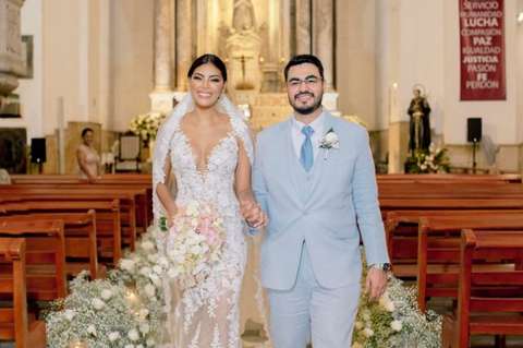 Valeria Ayos, ex Miss Universo Colombia, se casó en Cartagena. Así fue su boda