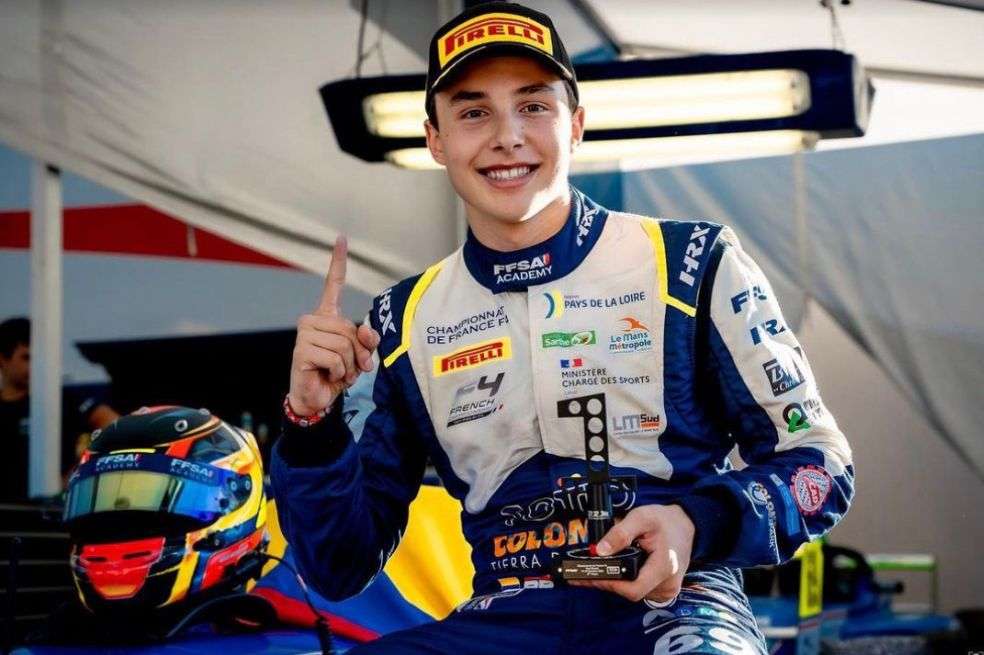 Jerónimo Berrío finalizó sexto en la clasificación general de la Fórmula 4 francesa.