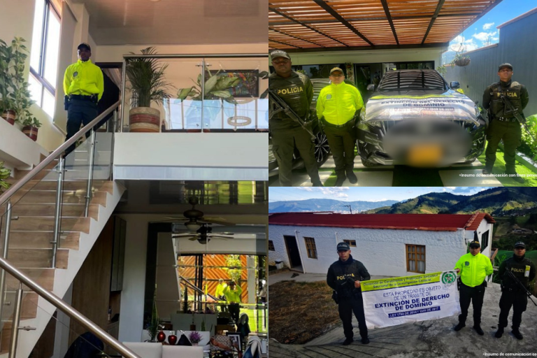 Ocupan bienes avaluados en más de $9.000 millones a banda de minería ilegal en Antioquia