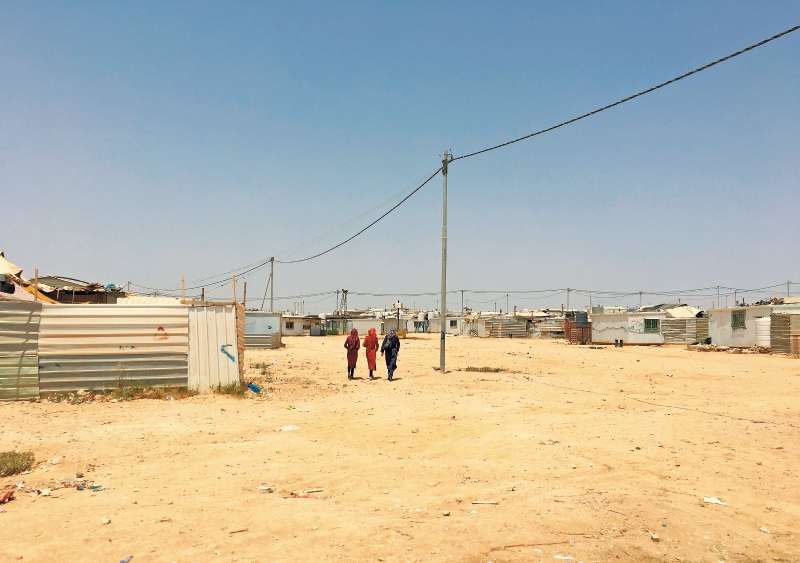 Zaatari, el campamento sirio de refugiados más grande del mundo. / Cortesía