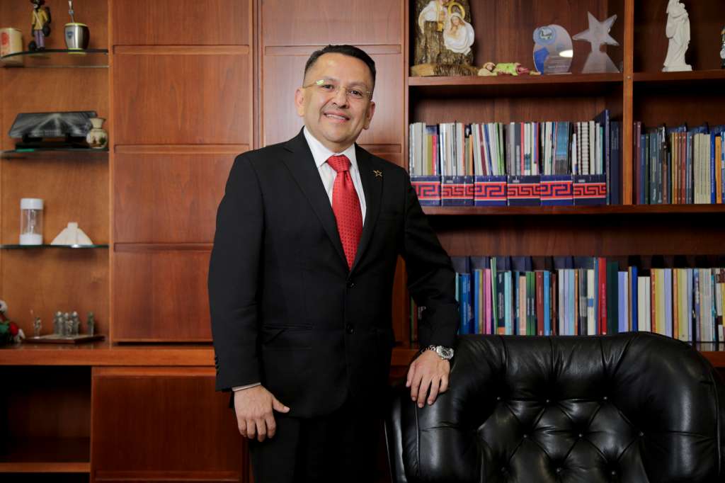 El nuevo Rector de la Universidad de La Salle, el Hno. José Alexander Santafé.