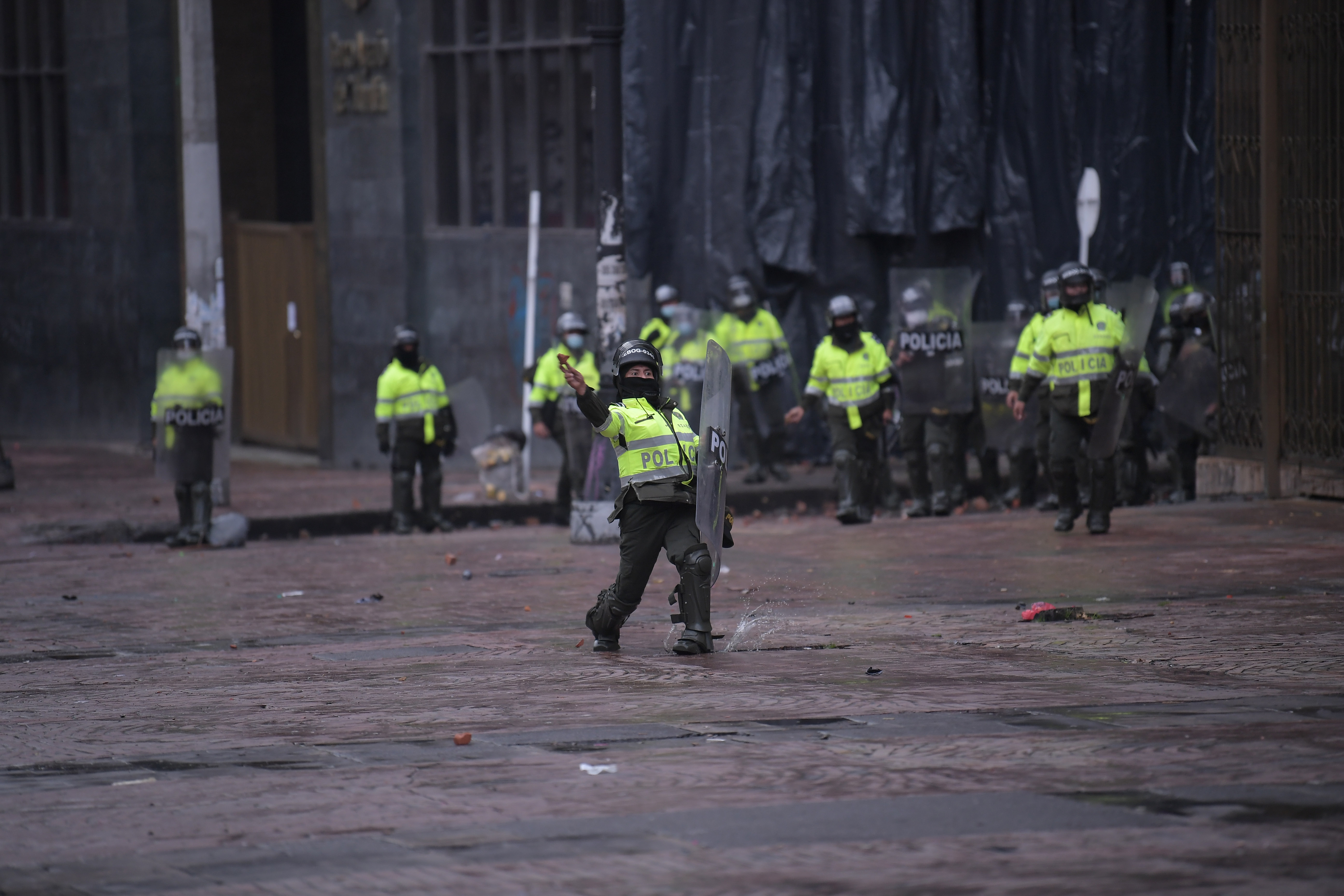 Aspectos generales del Paro Nacional en contra de la Reforma Tributaria en Bogotá.