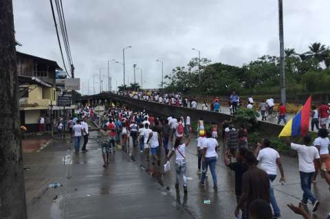 Gobierno refuerza seguridad en Buenaventura para evitar nuevos enfrentamientos en paro