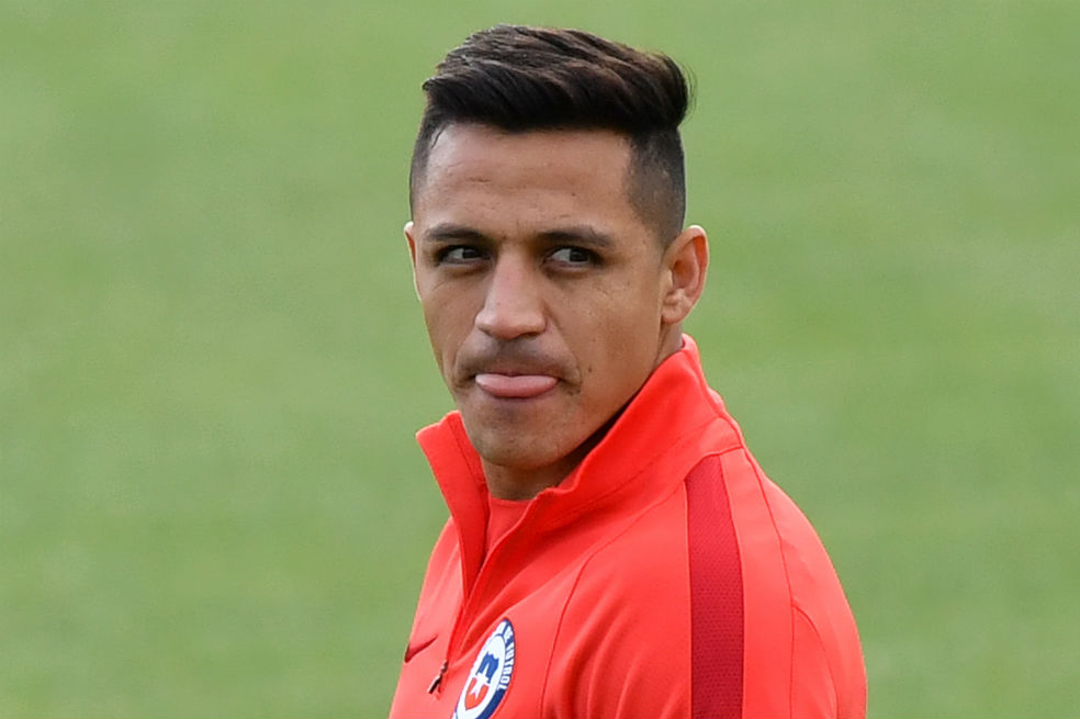 Alexis Sánchez, delantero de la selección de Chile. / AFP