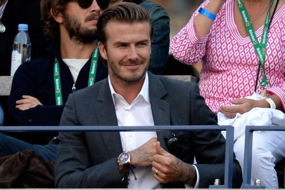 El exjugador de fútbol David Beckham. / AFP