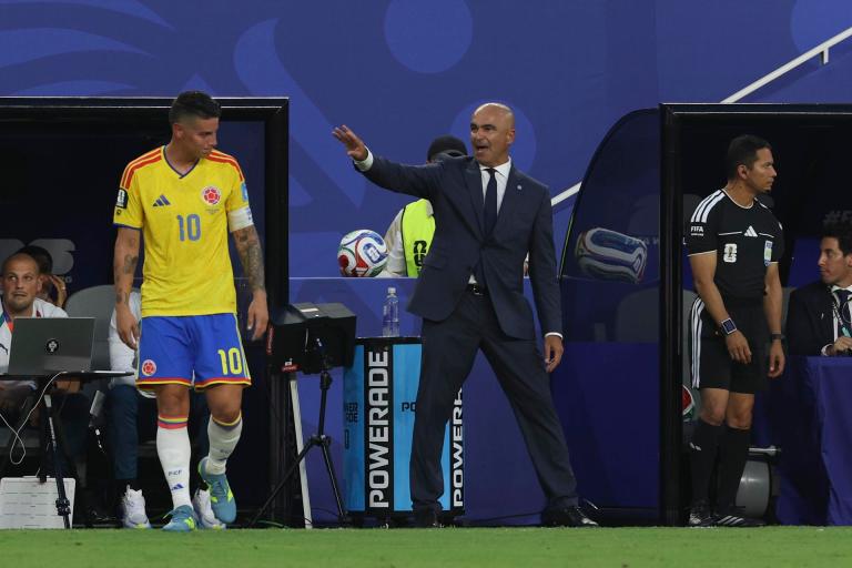 El director técnico de Portugal, Roberto Martínez, elogió el partido de Colombia