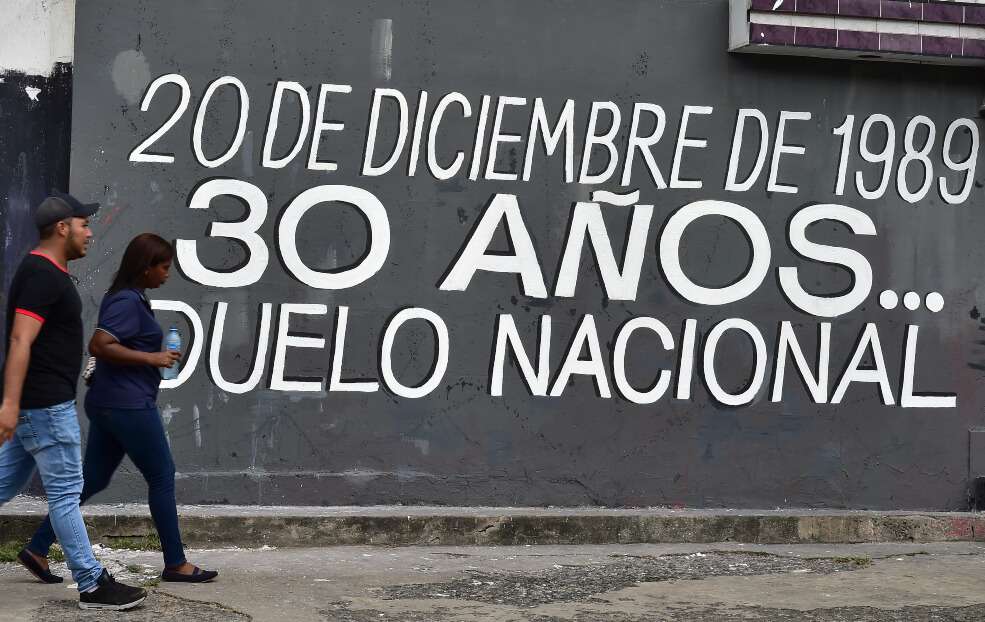 El 20 de diciembre de 1989, más de 27.000 soldados estadounidenses invadieron Panamá para derrocar a Noriega (1983-1989). Murieron cientos de personas. / AFP