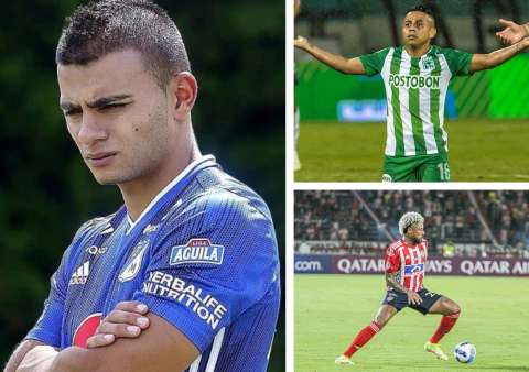 Jhon Duque, Vladímir Hernández y Omar Albornoz, los nuevos jugadores de Santa Fe