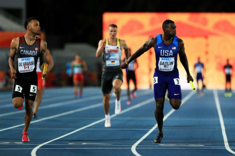 Gatlin y De Grasse, protagonistas en la primera parada de la Liga Diamante
