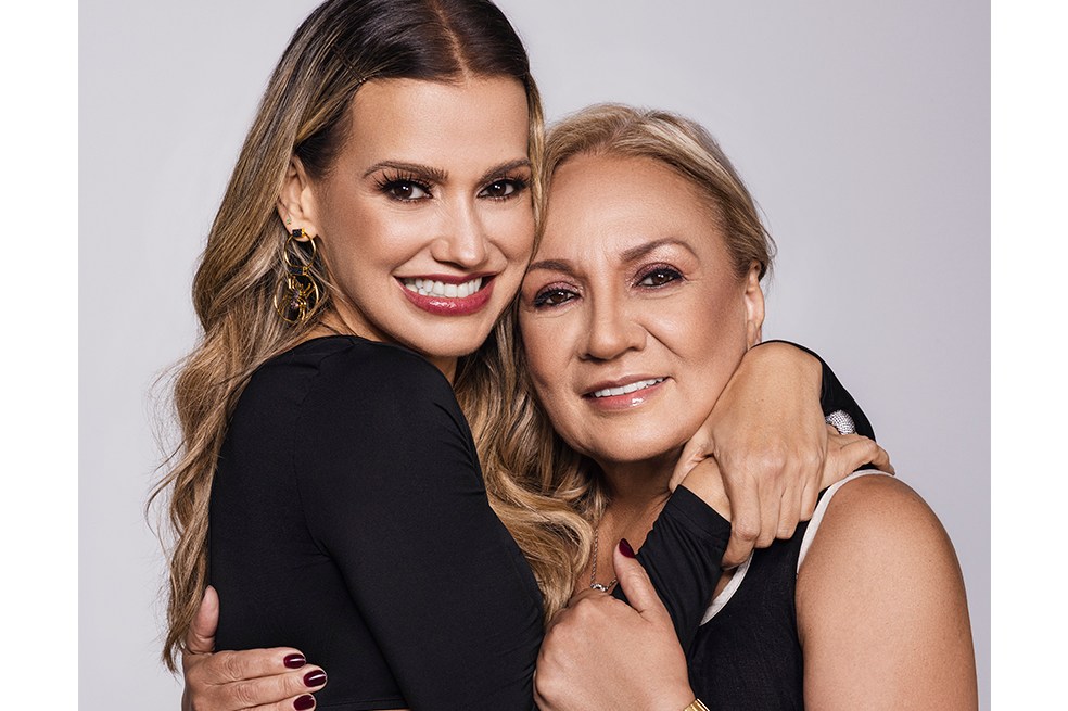Fanny Lu y su mamá