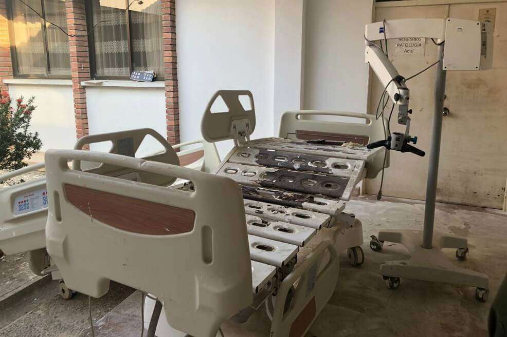 Una de las imágenes tomadas por la Supersalud durante las inspecciones al Hospital de Montería. / Cortesía Supersalud