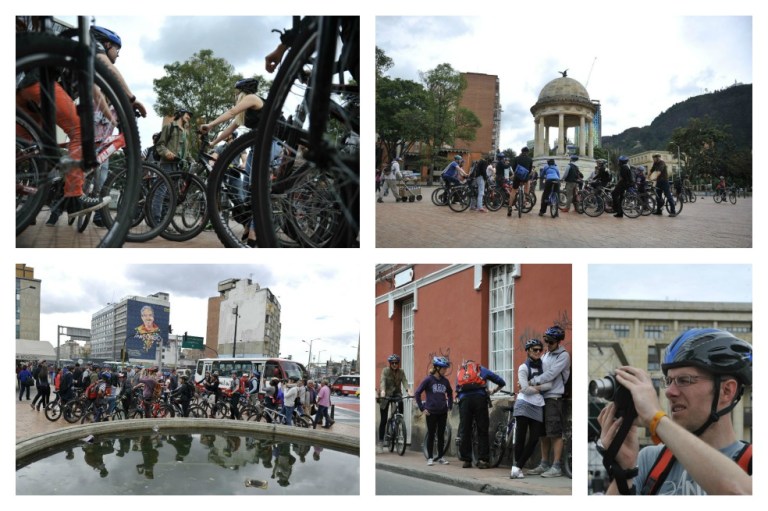 Los contrastes de Bogotá a través de bicitours en el centro histórico