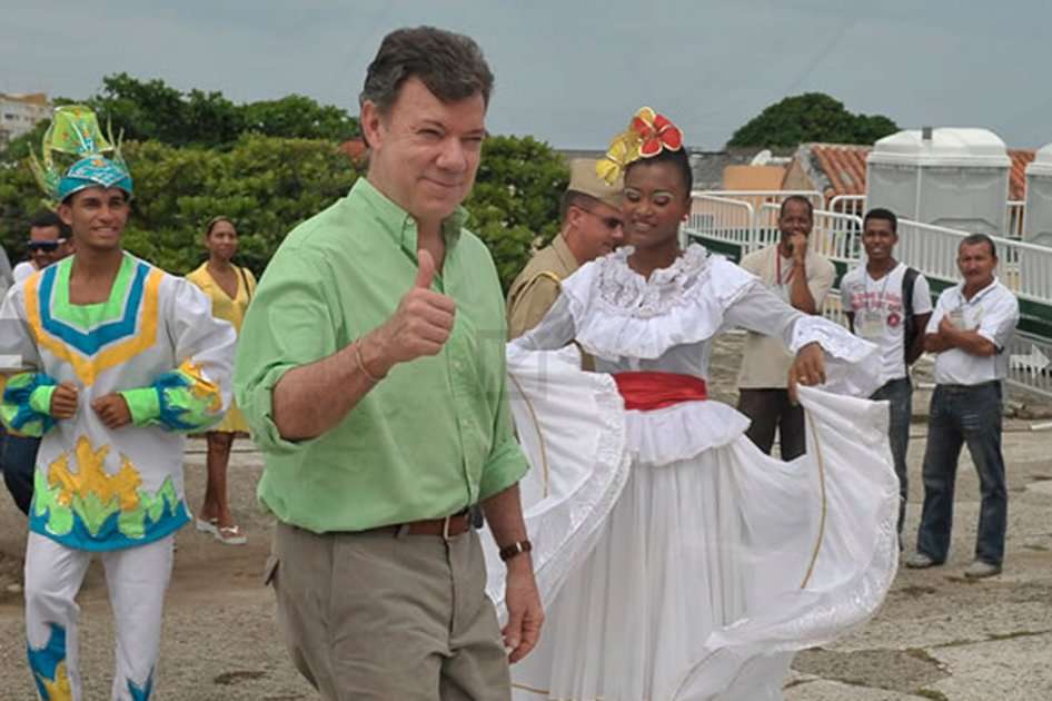 El presidente Santos en Cartagena. / Presidencia.gov.co