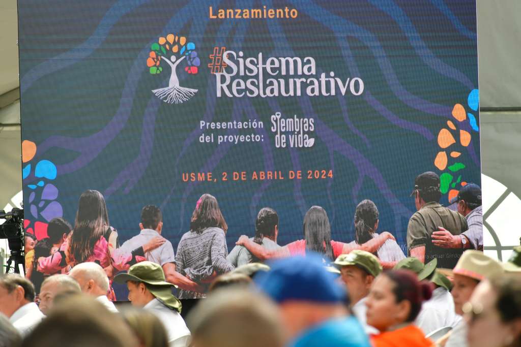 Inauguración del primer proyecto del Sistema Restaurativo de la Jurisdicción Especial para la Paz (JEP), en Sumapaz.