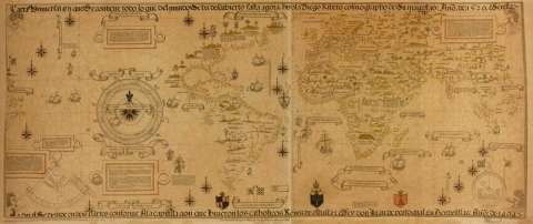 Una pintura del mundo para el rey: la Carta universal de Diego Ribero 