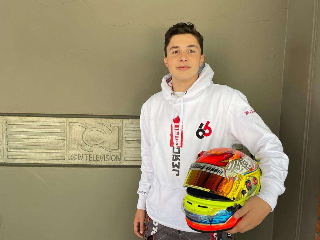 Jerónimo Berrío fue campeón suramericano de karts en la categoría DD2, en el Rotax Max Challenger South America 2021. / Archivo Particular