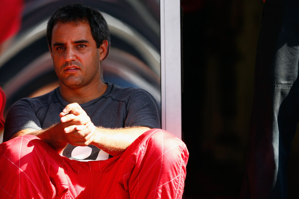 El piloto bogotano Juan Pablo Montoya, de 37 años, lleva seis años corriendo en la serie Nascar. / AFP
