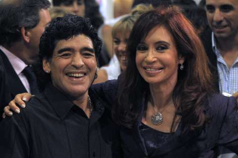 En fotos: Maradona y las personalidades políticas del mundo