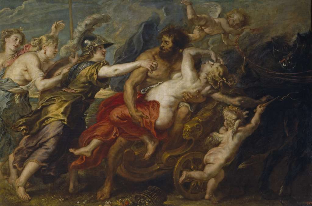 "El rapto de Proserpina" de Peter Paul Rubens (1636).