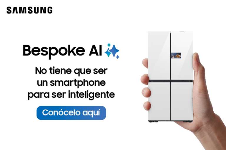 : Nevecón Tipo Europeo Bespoke: con 658L, AI Hybrid Cooling y AI Home, mantiene tus alimentos frescos por más tiempo. Ahorra energía adaptándose a tu rutina. Su diseño Bespoke transforma tu cocina con tecnología y estilo.