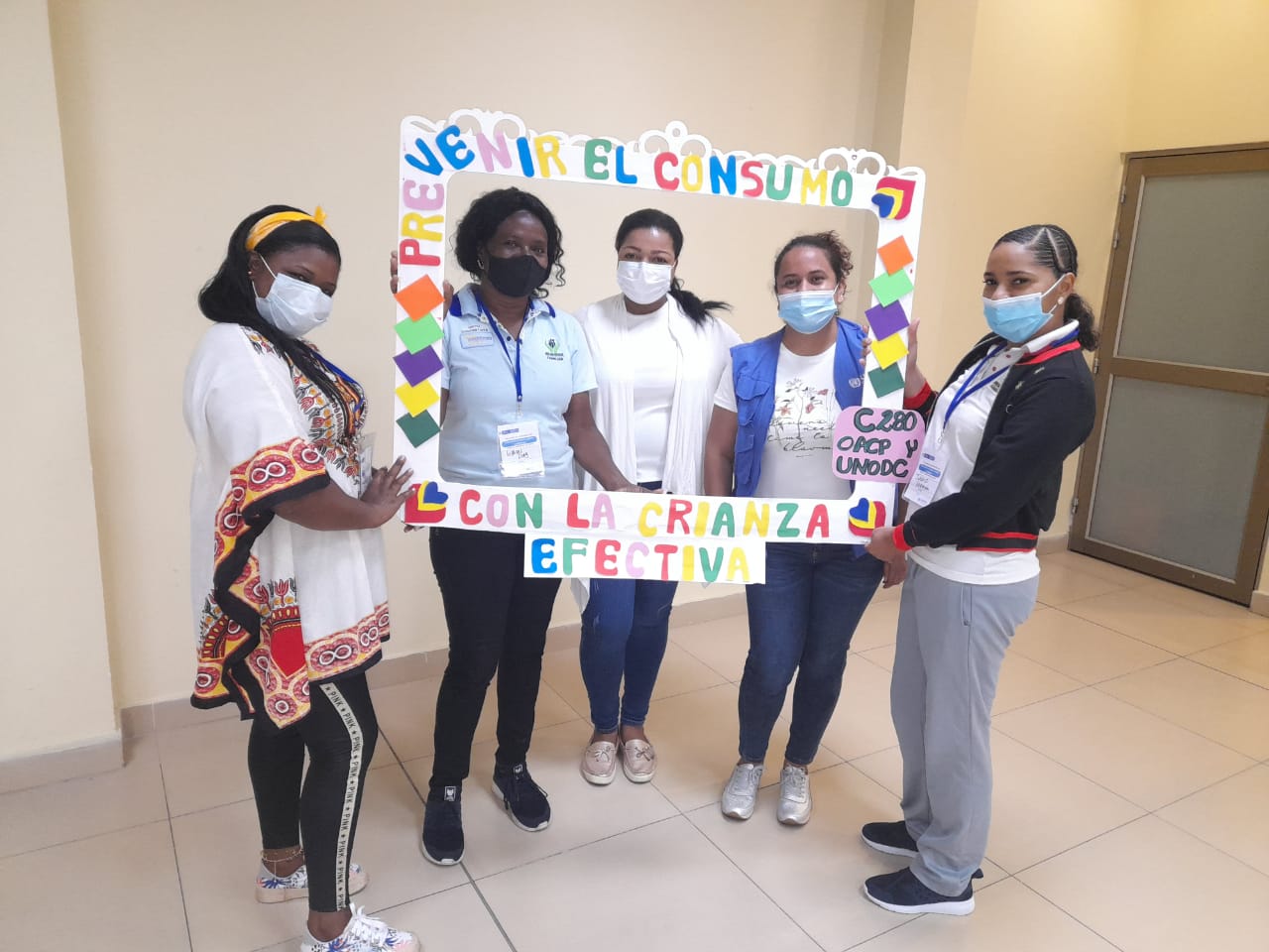 Asistentes al proyecto de prevención de consumo en Puerto Tejada (Cauca).