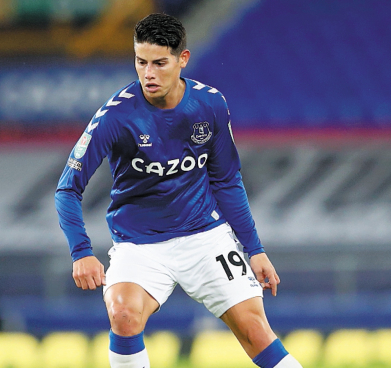 James Rodríguez, futbolista colombiano.