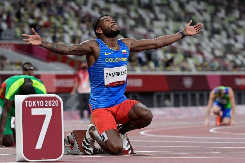 Zambrano es el único hombre que le ha dado a Colombia una medalla en las pistas de atletismo en unos Juegos Olímpicos.