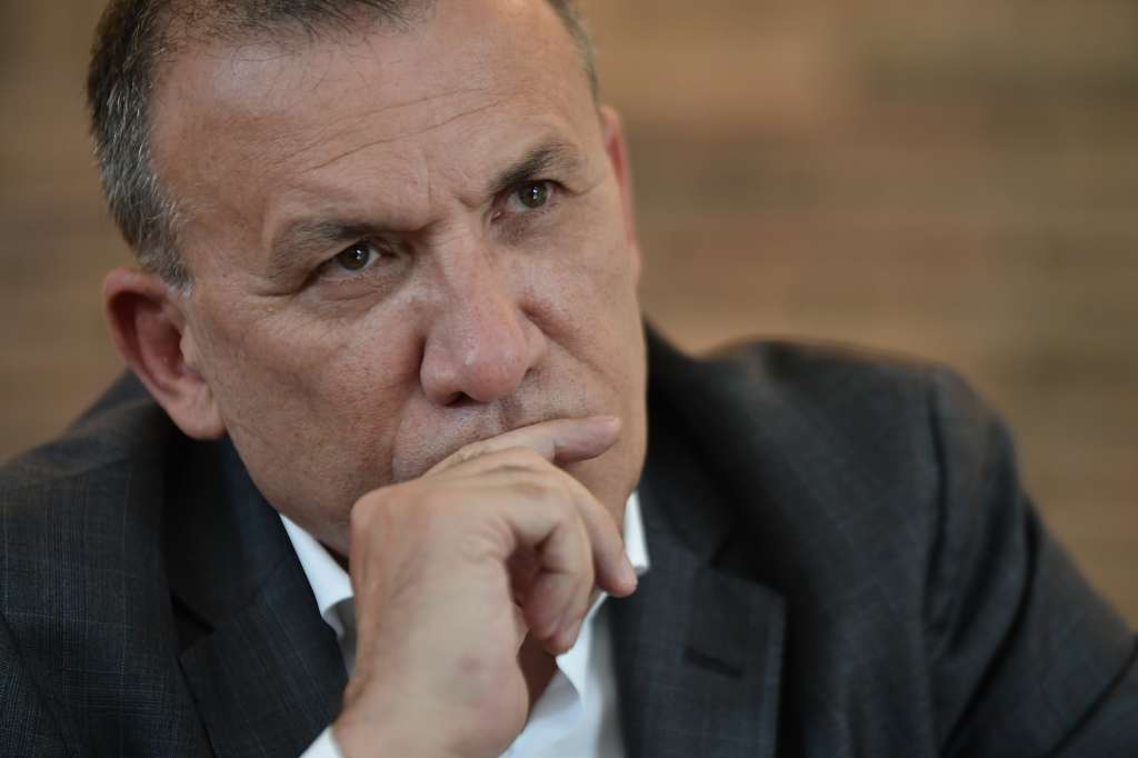 Senador durante entrevista a este diario
