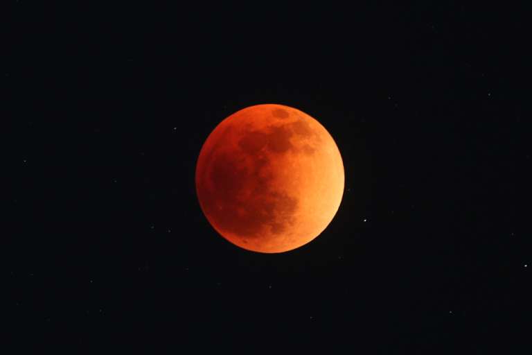 De acuerdo con la NASA, el eclipse también se pudo ver desde toda América Latina y en el mitad de Estados Unidos. Acá, visto desde México.
