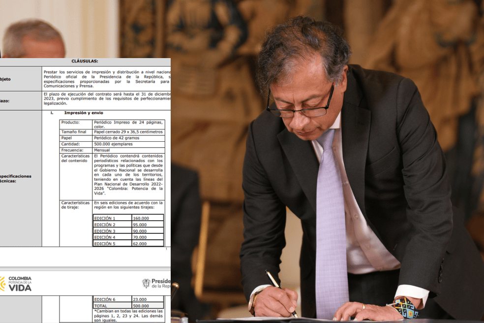 El periódico "Vida", que se distribuirá en 32 ciudades, busca resaltar la gestión del presidente Gustavo Petro.