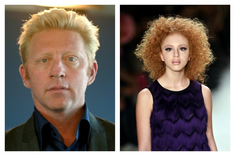 Boris Becker y su hija Anna.