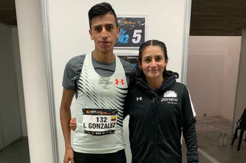 Iván González y Angie Orejuela, con registro mínimo para Olímpicos de Tokio
