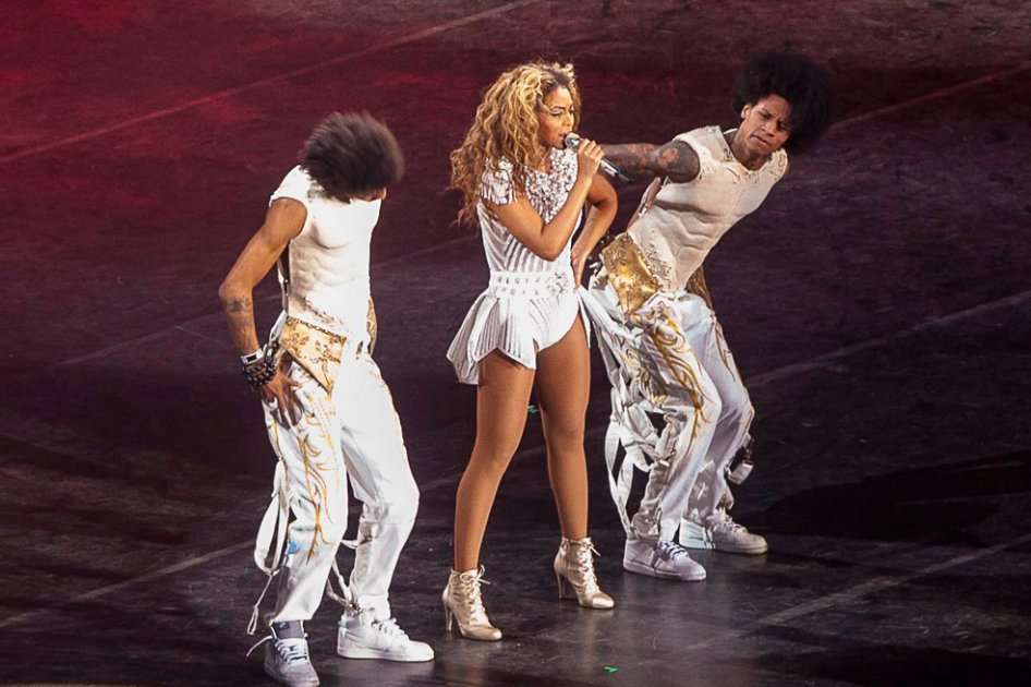 Beyoncé en un concierto de 'Mrs. Carter Show World Tour'.