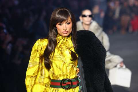 Paris Hilton y Cindy Crawford: entre las modelos del desfile de Gucci en Times Square