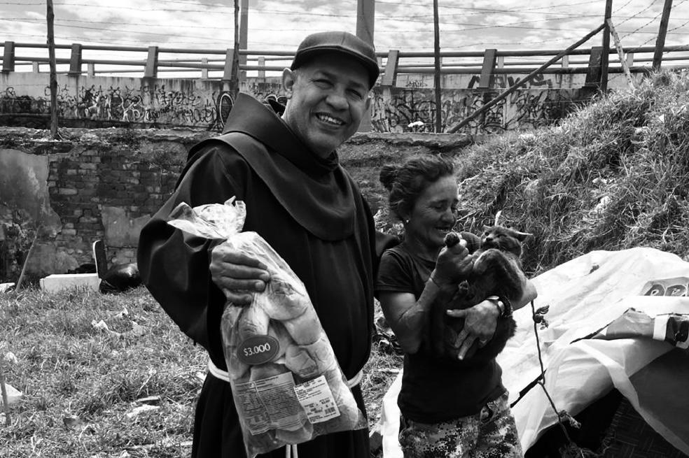 Fray Ñero será recordado como el ángel de los habitantes de calle.