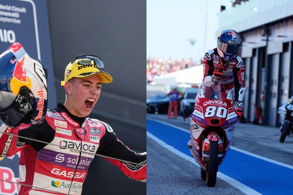 David Alonso, ganador en Moto3 del Gran Premio de San Marino.