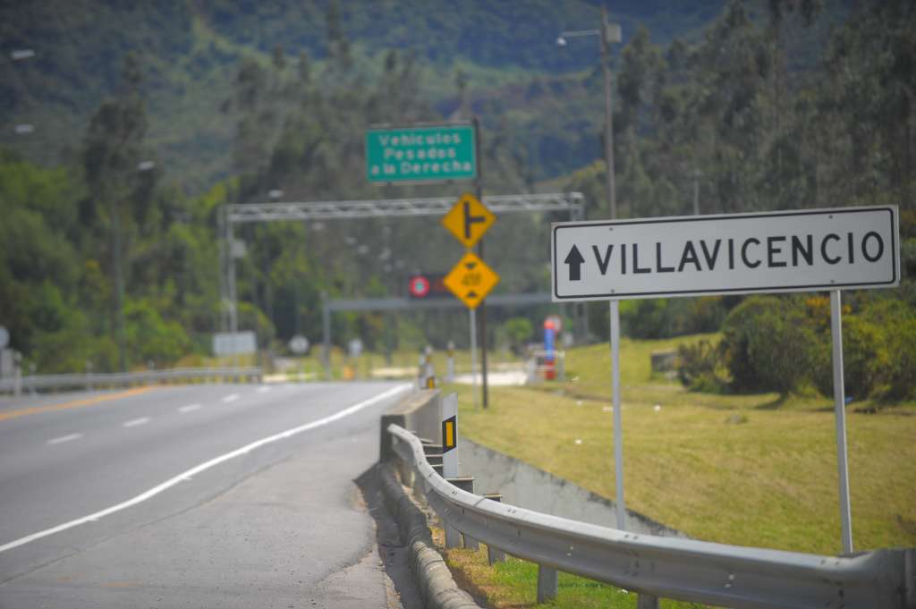 Así luce la vía Bogotá-Villavicencio luego del cierre total decretado por el Ministerio de Transporte.